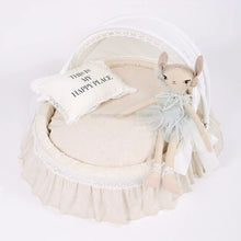 画像をギャラリービューアに読み込む, リバーシブルベイビーベッド フリル