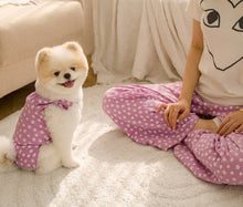 画像をギャラリービューアに読み込む, ペアルックフラワーリンネルキャミソール purple