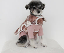 画像をギャラリービューアに読み込む, new チェックファーコート pink