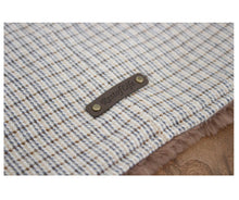 画像をギャラリービューアに読み込む, チェックファーコート Blue