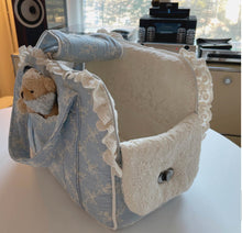 画像をギャラリービューアに読み込む, 日本初上陸 BB Carey キューブ刺繍バッグ Blue XS~ -M