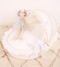 画像をギャラリービューアに読み込む, リバーシブルベイビーフリルベッド