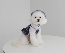 画像をギャラリービューアに読み込む, ペイズリーフリルシャツ navy