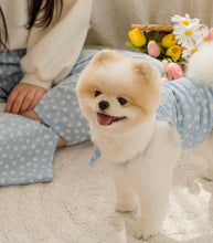 画像をギャラリービューアに読み込む, ペアルックフラワーリンネルキャミソール Blue