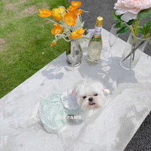 画像をギャラリービューアに読み込む, エプロンフラワーワンピース mint